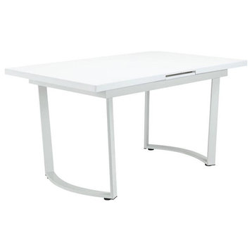 ACME Palton Dining Table in High Gloss White