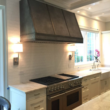 Darkened Steel Range Hood