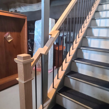 Somerville Main & Basement Handrail Install