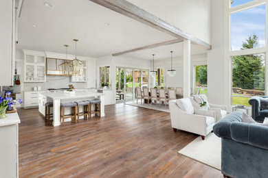 Inspiration for a living room remodel in Other