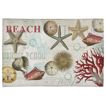 Dream Beach Shells 4'x6' Chenille Rug