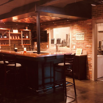 North Ann Arbor Basement Remodel: Home Brewpub