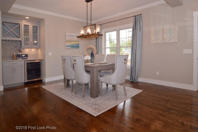 Inspiration for a country dining room remodel in Providence