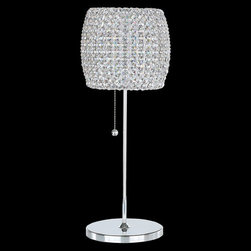 Contemporary Style 1 Light Table Lamp by Schonbek Dionyx - Lighting