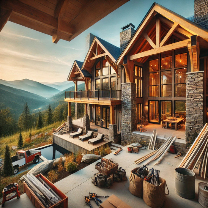 mountain cabin