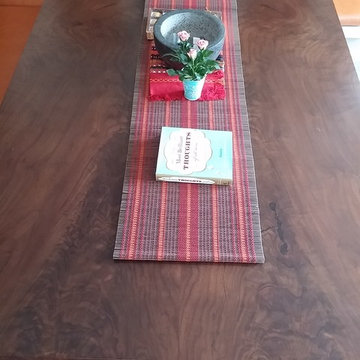 Claro Walnut BanquetteTable
