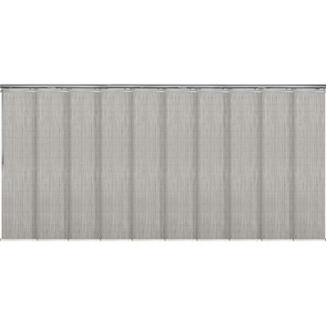 Arias 10-Panel Track Extendable Vertical Blinds 120-218"W