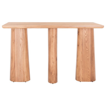 Safavieh Couture Ryllae Elm Wood Console Table Natural