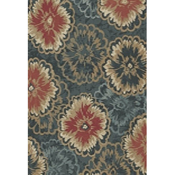 Dynamic Rugs Melody 985013-554 Rug 2'2"x10'10" Anthracite Rug