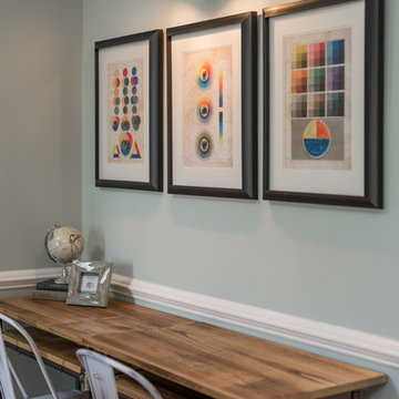 Formal Living with Kid's Work Area