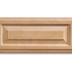 2 Piece Juliano C-Panel RTF Drawer Front from CabinetNow.com shown in Wild Apple - Kitchen Cabinetry