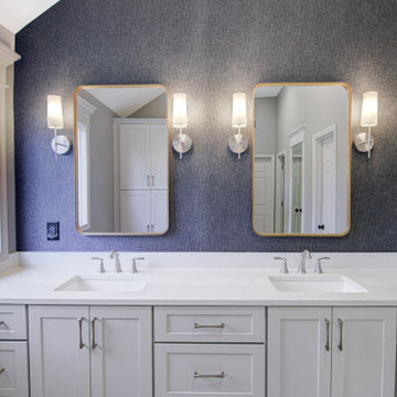 Timeless Primary Bathroom Remodel with Improved Storage & Layout