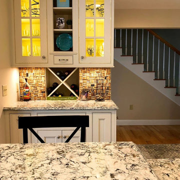 Country Style Kitchen- Teal Island