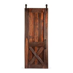 Stained Sliding Barn Door - Products