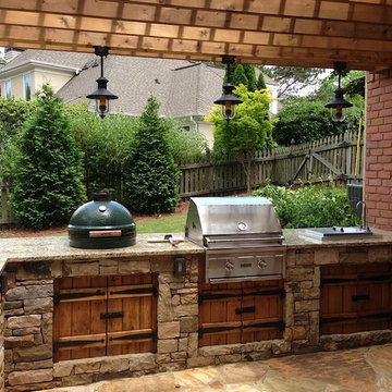 Watertight deck with custom kitchen