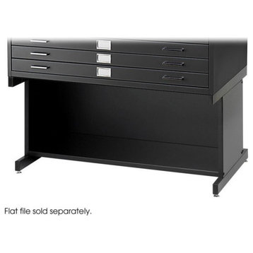Safco Open 20" Metal Base for Flat Files Cabinet in Black