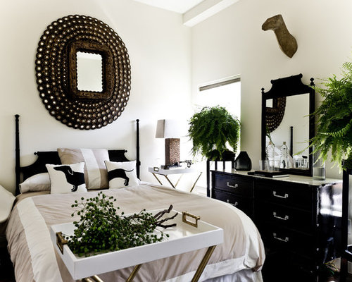 Black And Ivory Bedroom Design Ideas, Remodels & Photos | Houzz