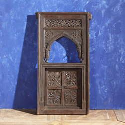 Antique Handcarved Window - Artwork