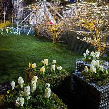 Contemporary romantic garden