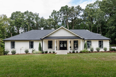 Transitional home design photo in Other
