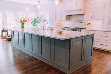 Example of a transitional kitchen design in DC Metro
