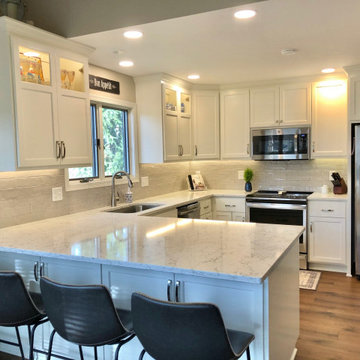 Stunning White Kitchen-after photo