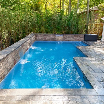 Custom Modified Rectangular Pool