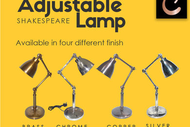 Adjustable Shakespeare Lamp