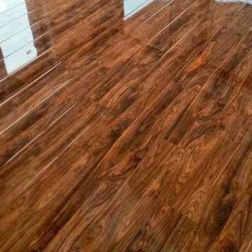 Ceviz Parlak Laminat Parke Modelleri