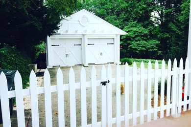 Inspiration for a craftsman entryway remodel in Raleigh