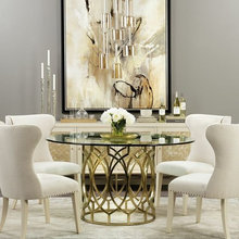 modern glamour dining
