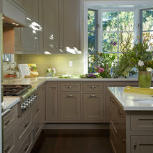 gray cabinetry
