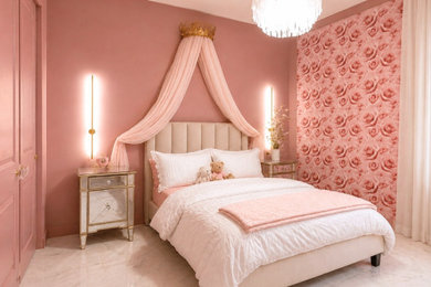 Example of a trendy kids' room design in Miami