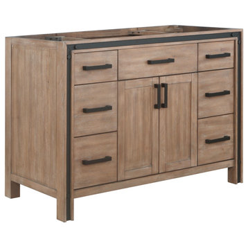 48 inch Rustic Barnwood Vanity Cabinet Only