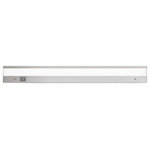 WAC Lighting - Duo 24" ACLED Dual Color Temp-Light Bar, Brushed Aluminum - Duo AC-LED Dual Color Temp Light Bars are a bold and innovative concept for the under cabinet space with a three-way rocker switch that toggles between On/Off, 2700K warm, and 3000K cool color Temps. Duo is free of projected heat, UV, and infrared radiation, great for illuminating heat and color sensitive perishables, apparel, artwork, and collectibles. A built in parabolic reflector creates an edge lit uniform light free of hotspot reflections over kitchen counters in a 1" slim profile that tucks away nicely hidden from plain sight. The space between diffusers is minimized when joining more than 1 light bar together creating a visually seamless line of illumination. Duo Light Bars are line voltage and can be wired directly to 120V romex or BX. Each light bar includes an "I" connector to join more than 1 together with additional cords and accessories for longer runs.