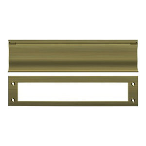 Home Improvement Deltana MS626U5 8 7//8-Inch Mail Slot with Solid Brass Interior Frame Top Notch Distributors Inc.
