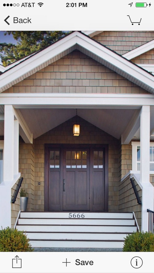 black front door black trim?