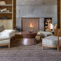 Sculpted Steel Coffee Tables - Coffee And Accent Tables