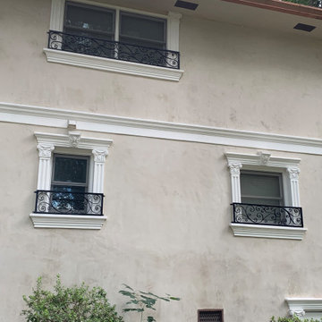Wrought Iron Scroll Work - Window Accents