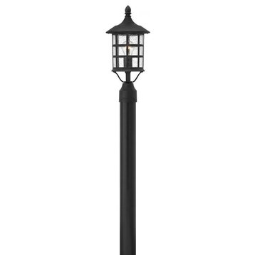 Hinkley Lighting Freeport 1 Light Outdoor Post Top/Pier Mount, Black - 1807BK