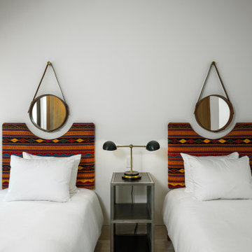Cabo Custom Home-Guest Bedroom by Hyde Evans Design