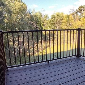 Trex Lava Rock with Bronze Reveal railing (St. Paul, MN)