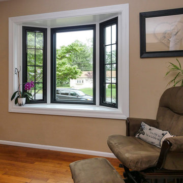 New Bay Windows in Splendid Little Den - Renewal by Andersen New Jersey / NYC