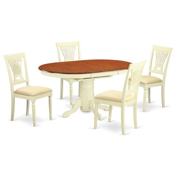 5-Piece Dinette Set, Dinette Table And 4 Dinette Chairs