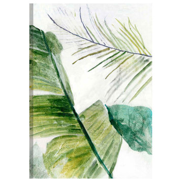 American Art Decor Tropical Watercolor Botanical Outdoor Canvas Print