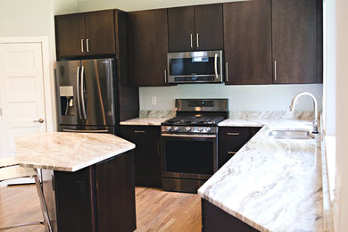 Inspiration for a modern kitchen remodel in Cincinnati