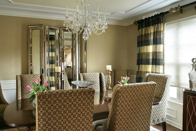 Dining room - traditional dining room idea in New York