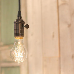 Simple Pendant Fixture - Exposed Bulb Style - Products