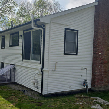 Striking Black and White Transformation with Certainteed Vinyl Siding