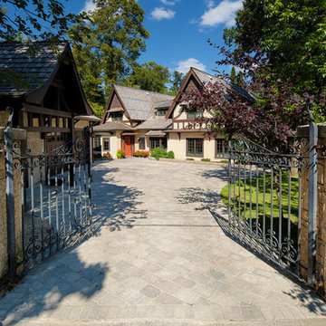 Roman paver driveway